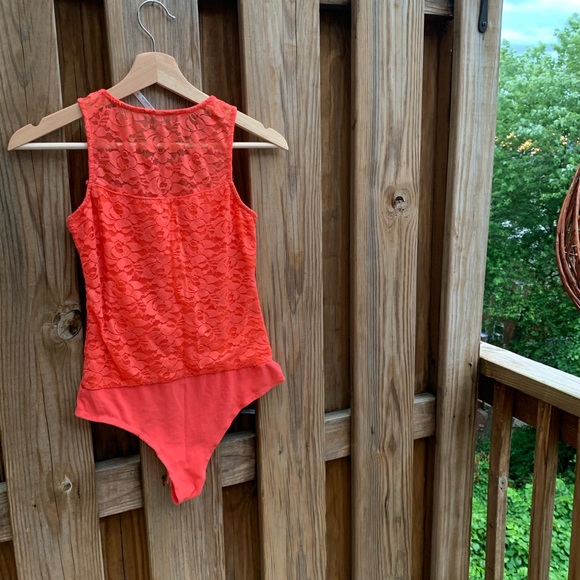 Love Nation Lace Plunge Bodysuit - Picture 3 of 8